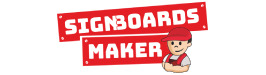 Signboardsmaker Logo White