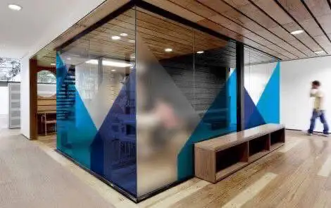 Colourful Frosted Glass Sticker Designs