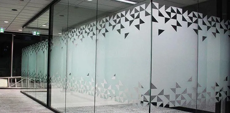 Designer Frosted Glass Film For Indoor Commercail Property