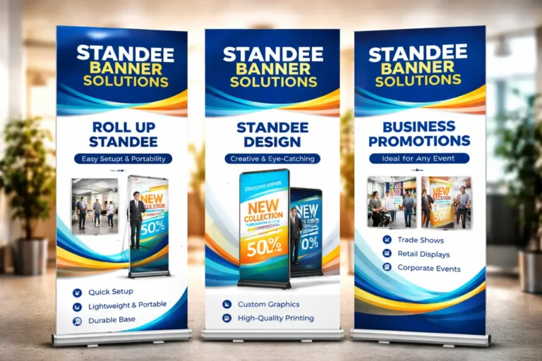 standee banner done by sign boards maker