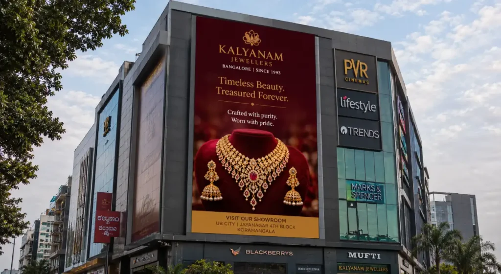outdoor led advertising screen in bangalore by sign boards maker