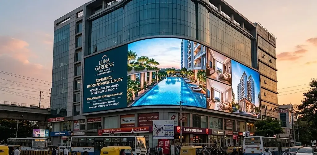 led video wall bangalore by sign boards maker