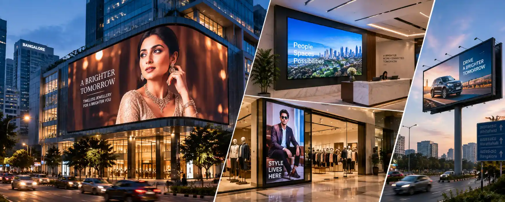 sign boards maker led video wall project